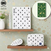 【獨家贈品】KOKUYO SOUSOU×Campus經典8孔活頁本套組 白