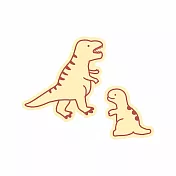 【日本EL COMMUN】恐龍家族 造型貼紙2入組 ‧ 暴龍