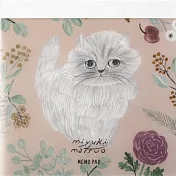 【日本EL COMMUN】松尾Miyuki 插畫貓便條本 ‧ Minette