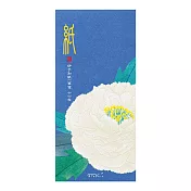 MIDORI JAPANWORKS日本名藝系列(冬季) 一筆箋-絹印寒牡丹A