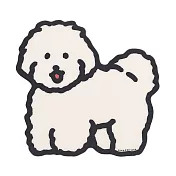 韓國 Zero Per Zero 滑鼠墊_ 白狗