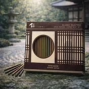 【日本香彩堂】京都彩 線香5款*3支(附線香座) ‧ Classic (古都+禪+白壇+沈香+墨)