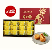 吳寶春 無嫌鳳梨酥禮盒(12入/盒)；共3盒