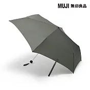 【MUJI 無印良品】晴雨兩用折傘 卡其綠