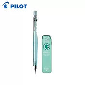 (限量筆+芯送軟尺)PILOT S3製圖鉛筆  0.4透明薄荷綠