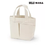 【MUJI 無印良品】帆布迷你托特包 原色