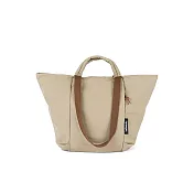 Hellolulu Kylie 縮口2用托特包- 淺卡其