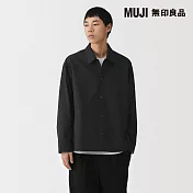 【MUJI 無印良品】男速乾外套 S 黑色