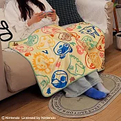 日本丸真 集合啦!動物森友會 可愛插圖主題毛毯  大頭貼