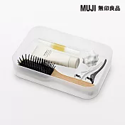 【MUJI 無印良品】含有再生聚丙烯化妝盒1/4約150x220x45mm