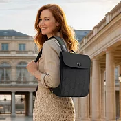 《TRAVELON》Runways雙層防盜後背包 - 墨黑