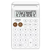 🌟實用新型專利🌟台灣品牌 JINHO京禾｜一機兩用 雙重享受 手機支架款｜桌上型 質感文具 上班必備｜JH-2865 海芋白