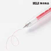 【MUJI 無印良品】可擦膠墨筆/紅0.38