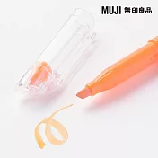 【MUJI 無印良品】可擦螢光筆/橘