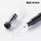 【MUJI 無印良品】可擦彩色繪筆/黑
