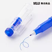 【MUJI 無印良品】可擦彩色繪筆/藍