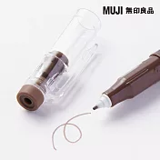 【MUJI 無印良品】可擦彩色繪筆/棕