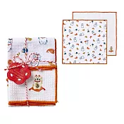 【日本Habituel】新年開運 刺繡純棉布巾2入組 ‧ 招財貓