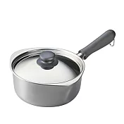 【柳宗理】不鏽鋼單手鍋（亮面-直徑18cm-附不鏽鋼蓋）