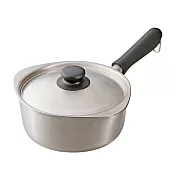 【柳宗理】不鏽鋼單手鍋（霧面-直徑18cm-附不鏽鋼蓋）