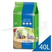 【Cat’s Best 凱優】藍標-崩解型木屑粗砂-40L