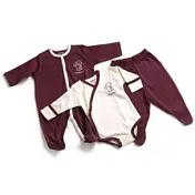 美國Kee-ka，有機棉新生兒三件組Monkey！