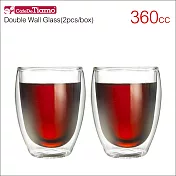 Tiamo 雙層玻璃杯(2入) 360cc (HG2233)