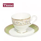 Tiamo hg3216 骨瓷咖啡杯盤組-佛羅倫薩(2組入)