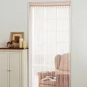 棉花田【蔓莎】水晶金蔥線簾-粉紅(85x150cm) 粉紅色