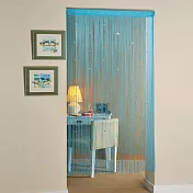 棉花田【晶亮】串珠造型線簾- 藍色(90x180cm)