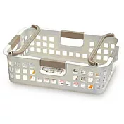 《特收組》7號可堆疊收納籃3入 棕色