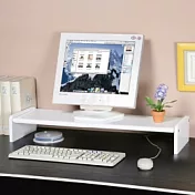 《Homelike》伸縮式桌上型置物架(純白色)
