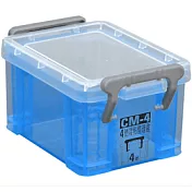 《冰磚》透明迷你收納整理盒(0.34L)12入 透藍、透明2色