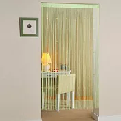 棉花田【晶亮】串珠造型線簾- 淡草綠(90x180cm)