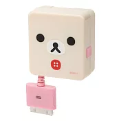 San-X 懶熊臉型伸縮線充電器(iPhone&iPod;)。懶妹懶妹