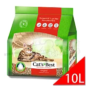 【Cat’s Best 凱優】紅標-經典凝結木屑砂-10Lx2包
