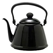 【野田琺瑯】細口系列手沖壺2公升(日本製)黑色