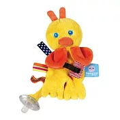 荷蘭Snoozebaby小鴨Flo奶嘴固齒標籤玩偶小鴨Flo