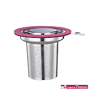 Tiamo 1307 不鏽鋼蓋濾網組【桃紅色】HG1751 PK