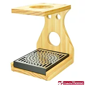 Tiamo 松木濾杯架-附滴水盤 (原色) 手沖架 (HK0093)