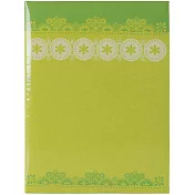 花漾印花系列 插入式相簿  4×6＂100入(綠)