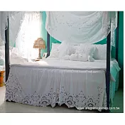 AROMA HOUSE雙人加大 4件式威尼斯蕾絲床單被單枕頭套組
