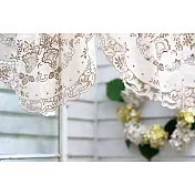 AROMA HOUSE雕繡蕾絲短帘