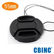 CBINC 55mm 夾扣式鏡頭蓋 ( 附繩 )