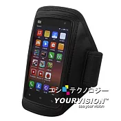 Xiaomi 小米機 2S Mi2 M2 專用簡約風運動臂套紅色