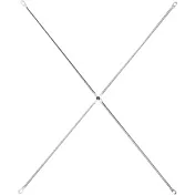 [MUJI 無印良品]SUS交叉桿/不鏽鋼 /42-56/小