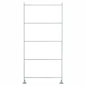 [MUJI 無印良品]SUS鋼製追加用側片 /灰/小