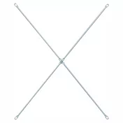 [MUJI 無印良品]SUS交叉桿 /灰/84/大