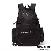 AOKANA奧卡納 台灣釦具 護脊紓壓電腦後背包 可收納籃球 (銀灰標) 68-069