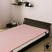 [輕鬆睡-EzTek] 涼感!和風紙纖蓆-單人粉紅色